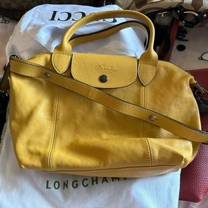 Longchamp small Lepliage Cuir bag